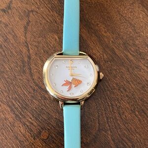 Kate Spade gold fish bowl watch